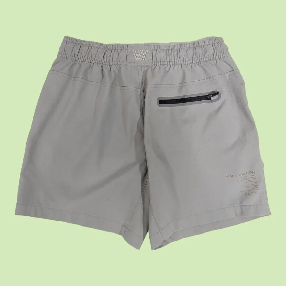 Mack Weldon Swim Trunks Mens L Gray 6In‎ Inseam